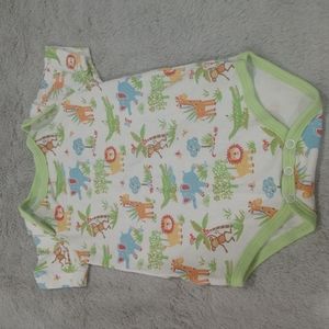 Maison Chic Alex the Alligator Onesie Size 6 Months Zoo Animals